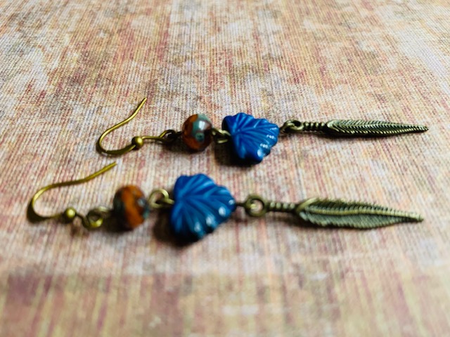 Maple Leaf Drops - Cobalt - Image 2