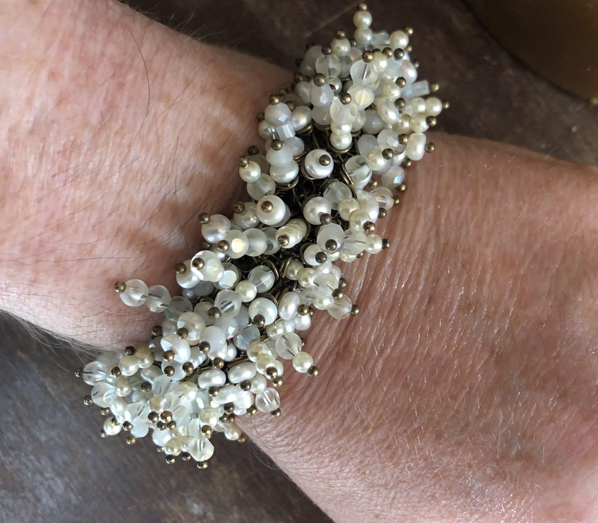 Goosebumps - Glass Bead and Pearl Bracelet - Image 2