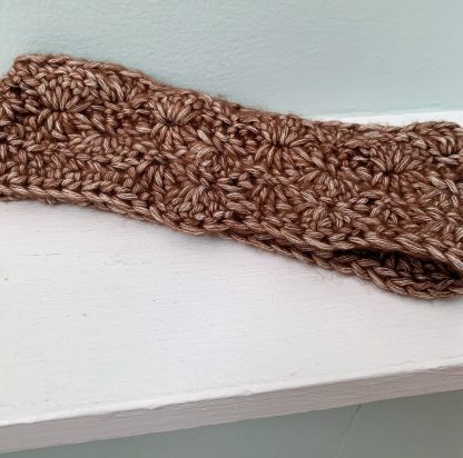 Pretty Ear Warmer Headband - Warm Brown