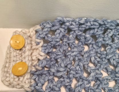 Chunky Blue And Green Cowl - Image 3