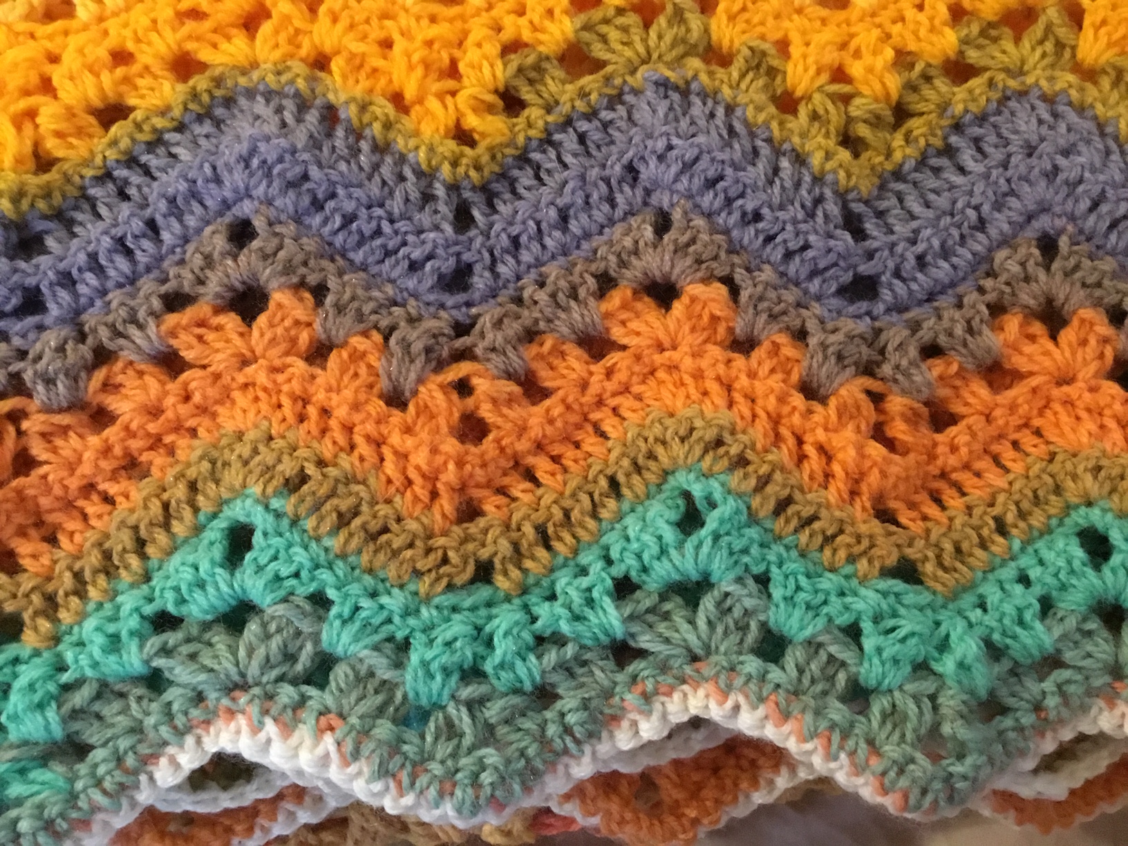 Beautiful Multi-Color Chevron Blanket - Image 5