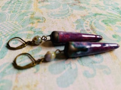 Purple Rain Earrings - Image 3