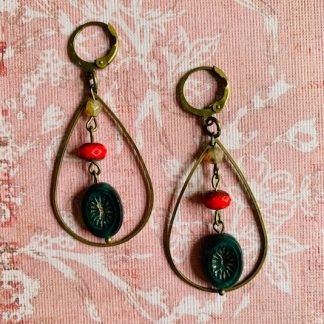 Starlight Earrings - Emerald