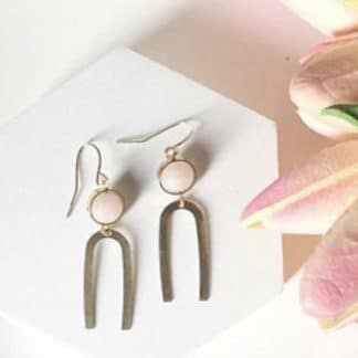 Rose Quartz Earrings