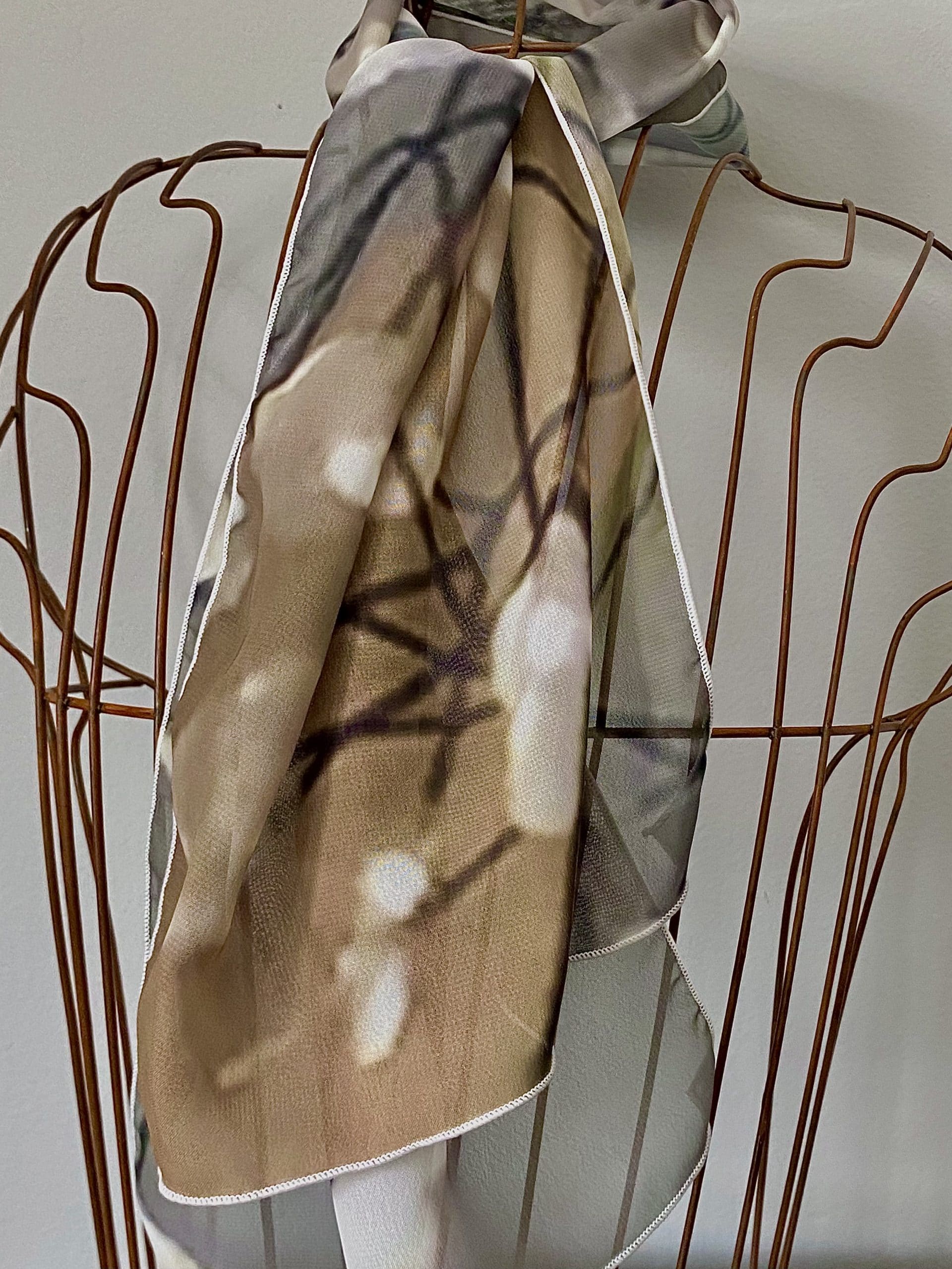 Chiffon Chandelier Scarf, 10x45 - Image 2
