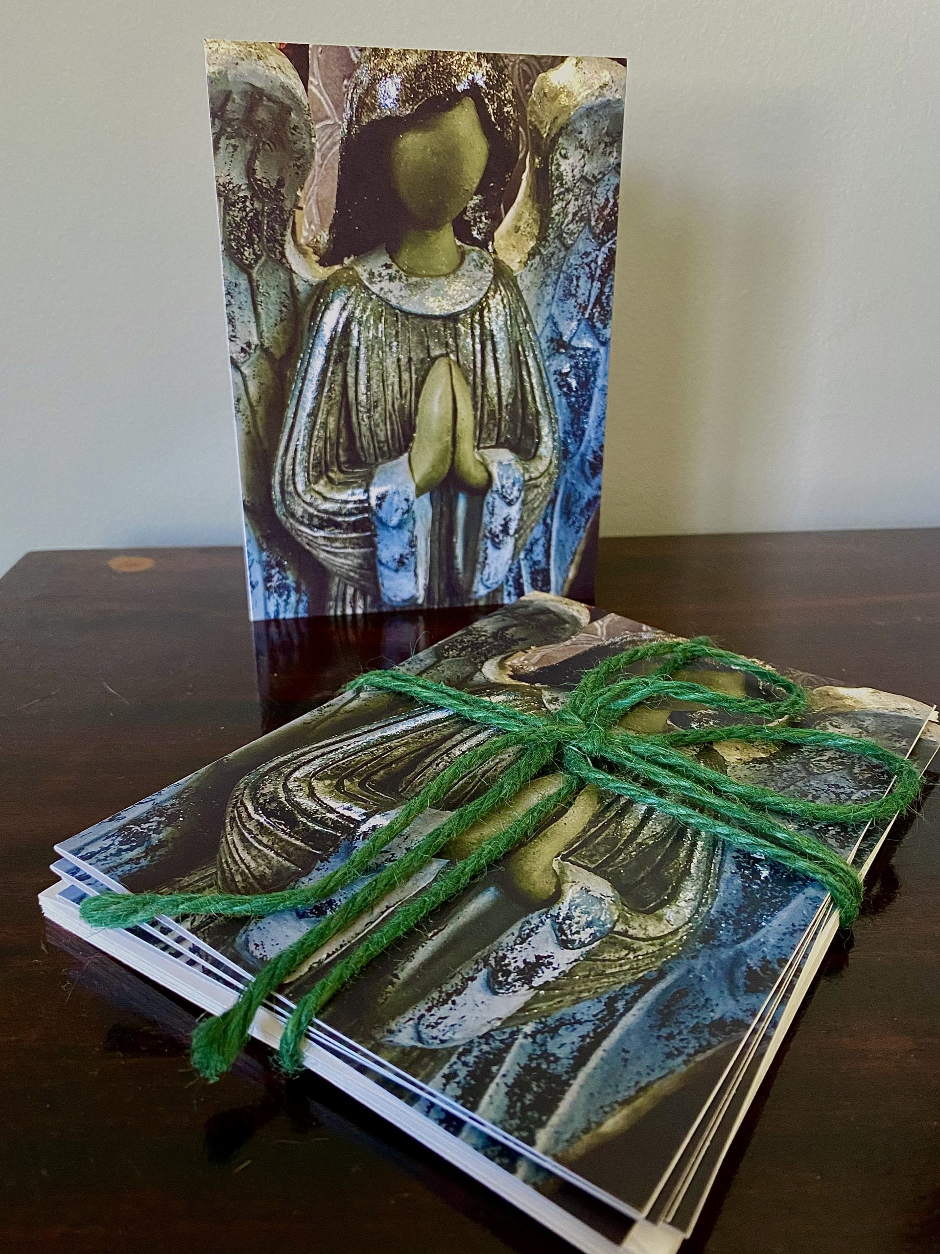 Set of 5 Christmas Angel Cards (blank inside)