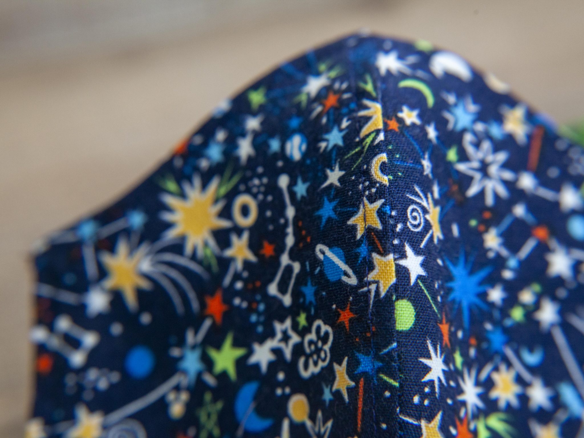 Stars and Constellations! Kids Face Mask, 2 Layer, 100% Cotton - Image 3